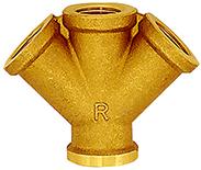 Imagen del producto Distribuidor latón tripleG3/8" RIEGLER