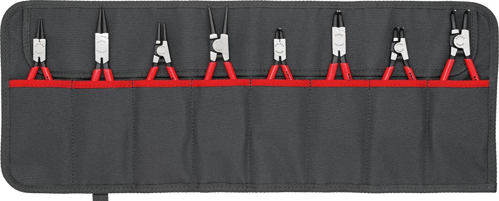 Imagen de JGO ALICATES P/ CIRCLIPS EN BOLSA ENROLLABLE 8 PZAS KNIPEX