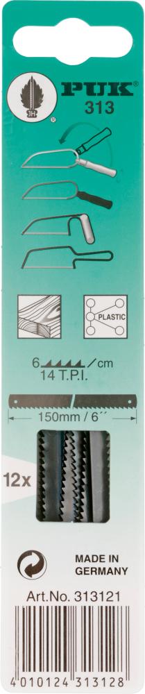 Imagen del producto Hoja sierra madera 313 150mm PUK