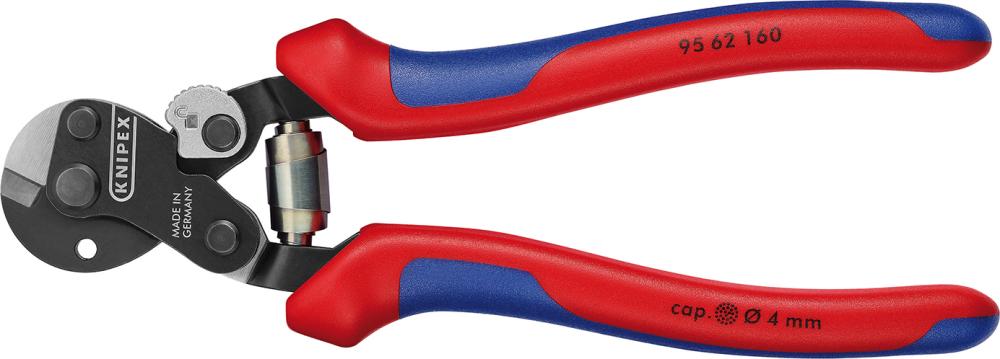 Imagen de CORTACABLES CABLE TRENZADO CON MANGO VARIOSCOMPONENTES 160MM KNIPEX