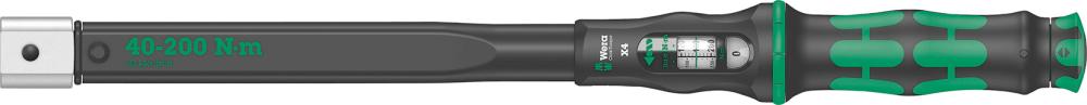 Imagen de LLAVE DINAMOMÉTRICA CLICK-TORQUE X 4 40- 200NM 14X18MM WERA