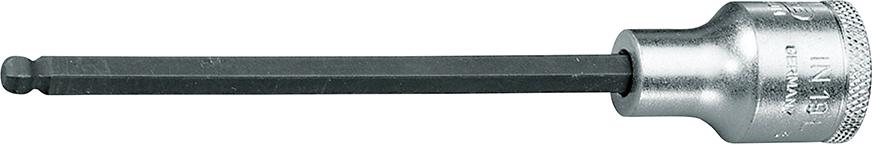 Imagen de LLAVE DE VASO CON PUNTA DE ATORNILLAR 1/2" 14X140MM HEXÁGONO HEMBRA CON PUNTA ESFÉRICA GEDORE