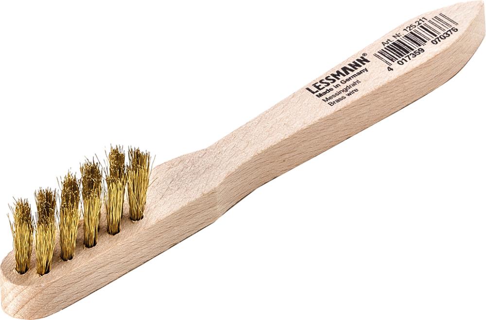 Imagen del producto Cepillo para bujías latónondulado 0,15x150mm Lessmann