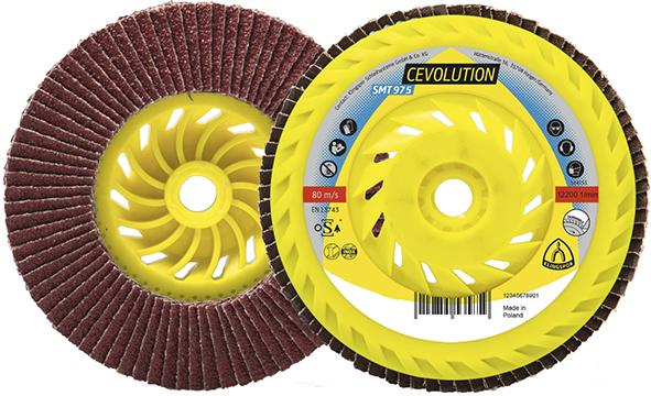 Imagen del producto Disco abrasivo de láminasSMT 975 125mm M14 corindón cerámico convexoK40 Klingspor