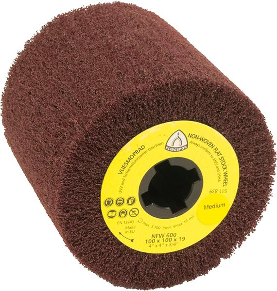 Imagen de RUEDA VELLÓN NFW600 COARSE 100X100X19MM KLINGSPOR