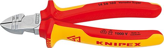 Imagen de CORTAALAMBRES PELACABLES VDE 160MM QMM KNIPEX