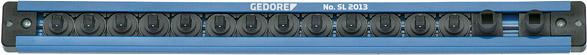 Imagen del producto Soporte tira c/ 13 adaptadores ext y 2 int. cuadrado 1/4" 380mm GEDORE