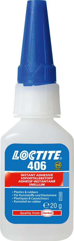 Imagen del producto Pegamento instantáneo LOCTITE 406 bote 20g Henkel