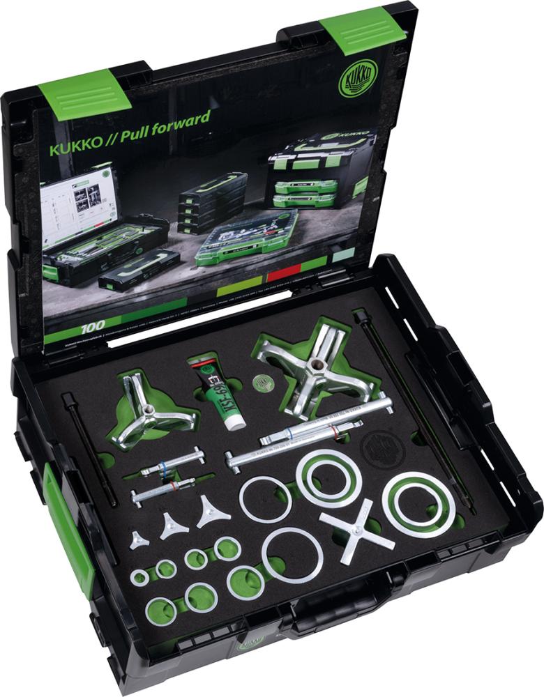 Imagen del producto Juego extractores rodamiento de bolas Juegocompleto PULLPO 10-100mm KUKKO