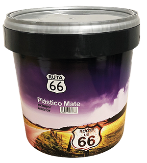 Imagen del producto Pintura Plástica Mate Ruta 66 - Blanco
