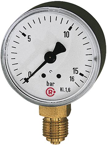 Imagen del producto Manómetro vertical 40mm 0-10bar G1/8" RIEGLER