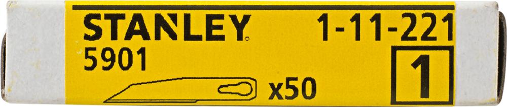 Imagen de HOJA DE CUCHILLO 1-11-221PAQUETE C/ 50 U. STANLEY
