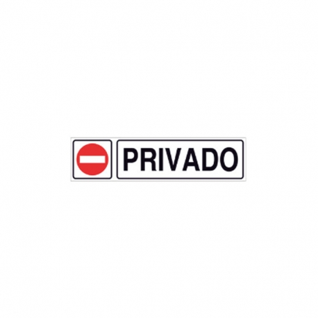 Imagen del producto SEÑAL PRIVADO 175X45 PVC