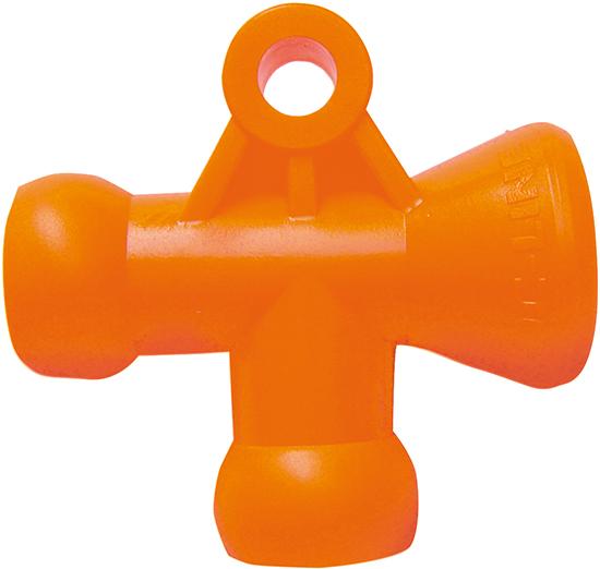 Imagen del producto Distribuidor en T 2 pzas para tubo refrigerante 1/4" LOC-LINE