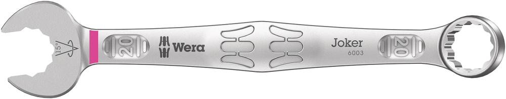 Imagen de LLAVES COMBINADAS JOKER 20MM WERA