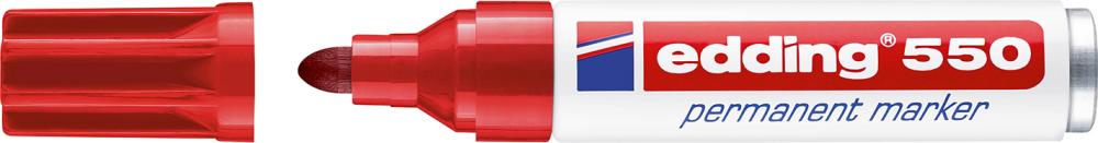 Imagen de ROTULADOR PERMANENTE 550 ROJO EDDING