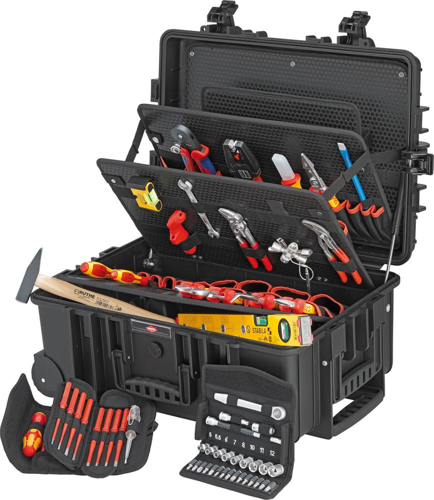 Imagen de MALETÍN DE HTAS ROBUST 45ELECTRICISTA 63 PZAS KNIPEX