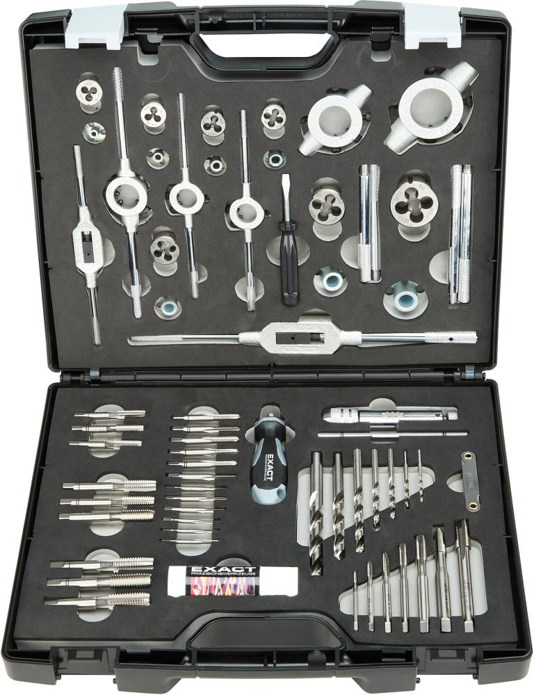 Imagen del producto Útil de roscar, juego HSS61 pzas M3-M12 EXACT