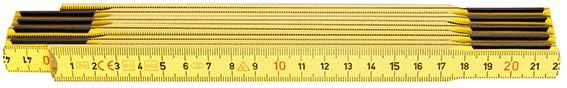 Imagen de METRO PLEGABLE MADERA AMARILLO 2MX17MM HULTAFORS