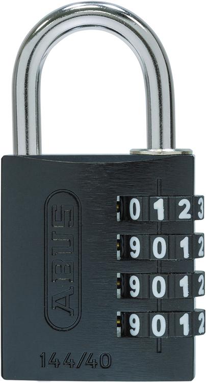 Imagen del producto Candado c/combin. dígitos144/40 eti. bloq. negra