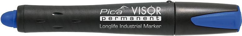 Imagen de ROTULADOR PERMANENTE VISOR INDUSTRIAL AZUL PICA