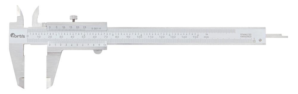 Imagen de PIE DE REY DE BOLSILLO BLOQUEO 150MM 1/50 1/1000FORTIS