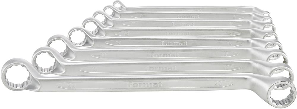 Imagen del producto Jgo llaves dos bocas estrella DIN838 6-22mm 8 pzas FORMAT