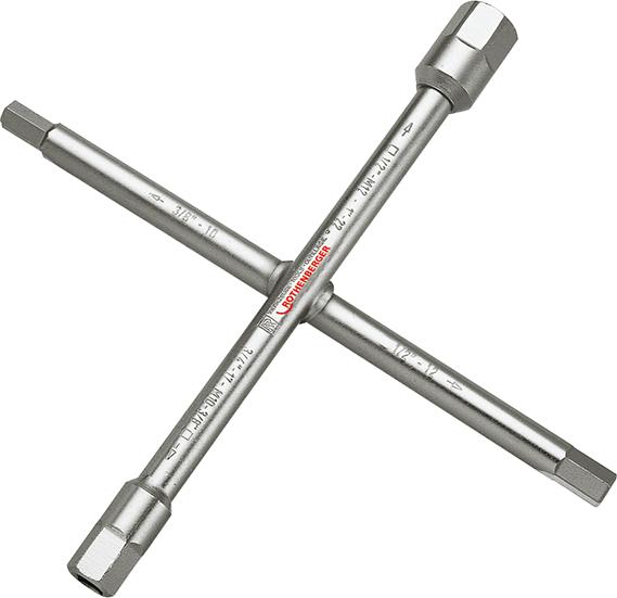 Imagen de LLAVE CRUCETA SANITARIOS 3/8-1." ROTHENBERGER