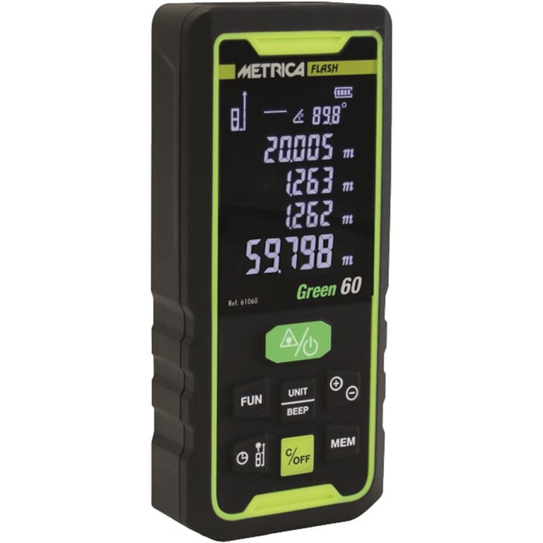 Imagen del producto MEDIDOR LASER 60m VERDE