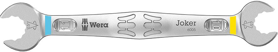 Imagen de LLAVE DE DOS BOCAS FIJAS JOKER LLAVE DE DOS BOCAS FIJAS JOKER 10X11MM WERA