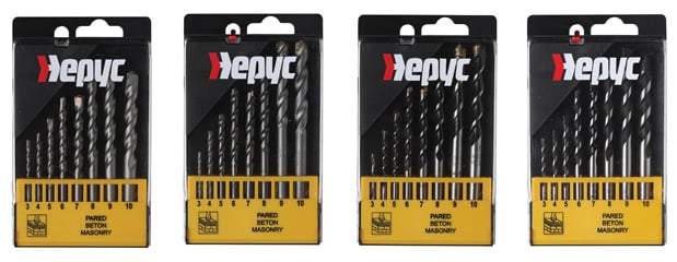 Imagen del producto JUEGO BROCA P/HORMIGON DIAMOND M3-M10 8PZAS