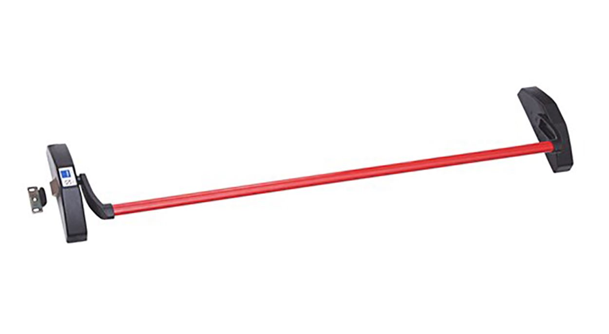 Imagen del producto CERRADURA ANTIPANICO SOBREPONER 1910 900MM NEGRO/ROJO