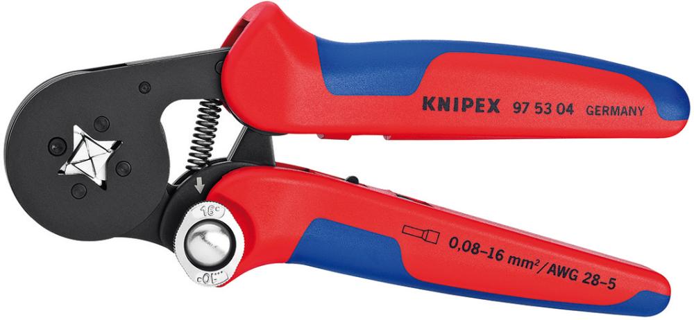 Imagen de ALICATES VIROLAS DE CABLECUADRADO 0,08-16QMM KNIPEX