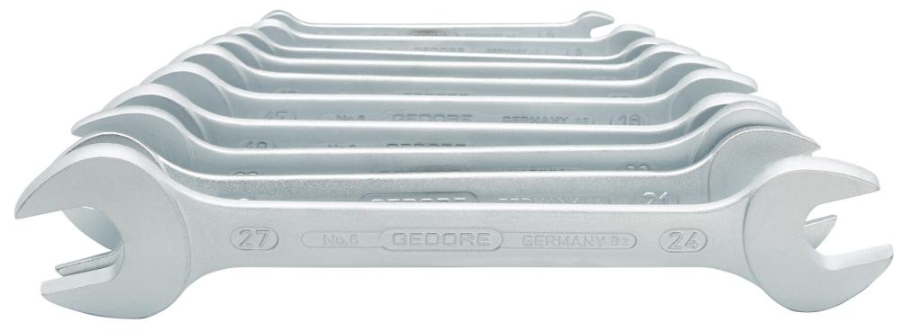 Imagen de JGO LLAVES FIJAS 2 BOCAS DIN3110 6-27MM 10 PZAS GEDORE