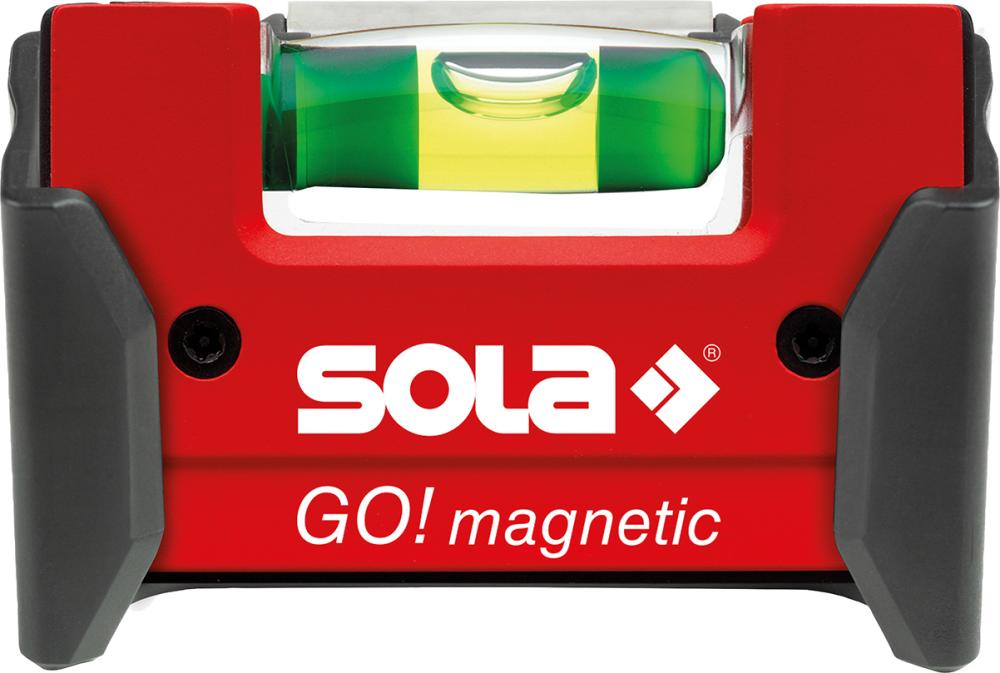 Imagen del producto Nivel burbuja magn. mini Go Magnet Clip 7,5cm Sola