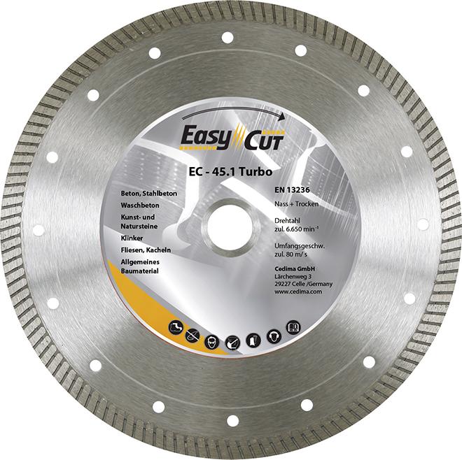 Imagen del producto Disco corte de diamante EC-45.1 115x1,2x10x22,23mm CEDIMA