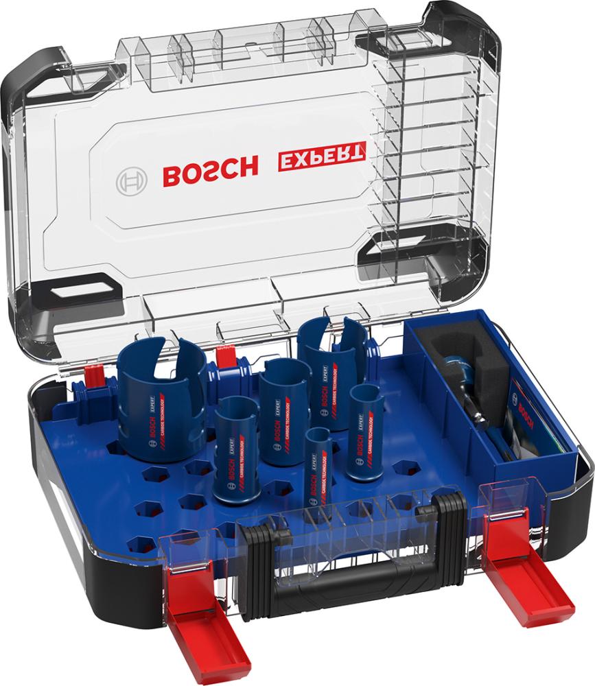 Imagen del producto Jgo. de sierras de coronap/ electricista 10 pzas, 20-64mm Construction Material EXPERT Bosch