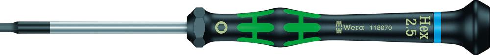Imagen de DESTORNILLADOR DE ELECTRÓNICA HEMBRA HEX 2,5MM WERA