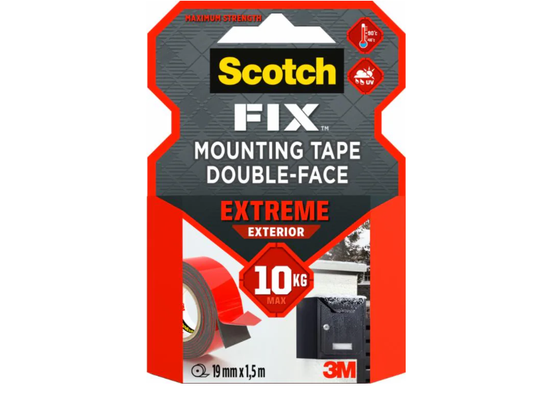 Imagen del producto CINTA DOBLE CARA EXTREME 19MMX1,5MT 10KGS