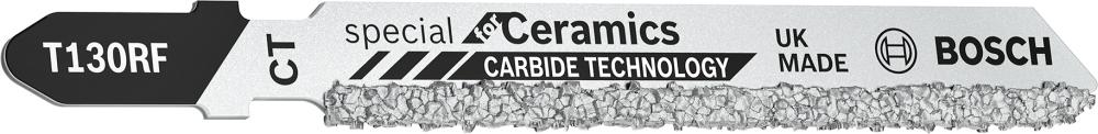 Imagen del producto Hoja de sierra de calar T130 RIFF Bosch U.E. = 3unidades Special for Ceramics