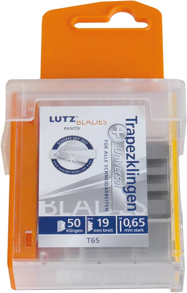 Imagen de HOJA TRAPEZOIDAL ESTÁNDAR0,65MM PAQUETE C/ 50 U. LUTZ BLADES