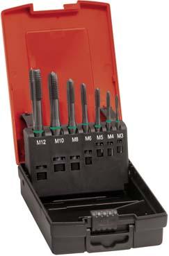 Imagen de MACHOS ROSCAR A MÁQUINA, JUEGO DIN371 HSSE TIPO UNI TIPO UNI FORMA B M3-M12