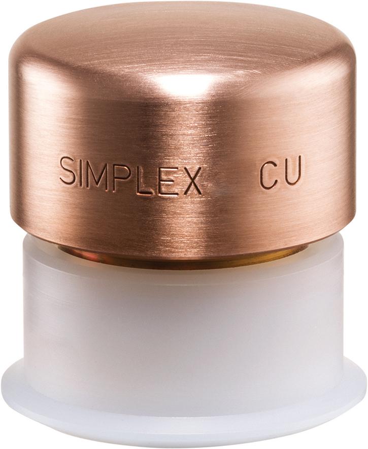 Imagen del producto Cab. mart. bla. SIMPLEX C40mm Cobre Halder