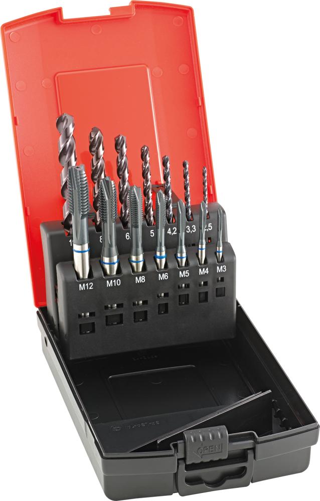 Imagen de JG MACH ROSC MAQ AG PASANM3-12 TIPO INOX INCL. BROCAS SACANÚC. FORMAT GT