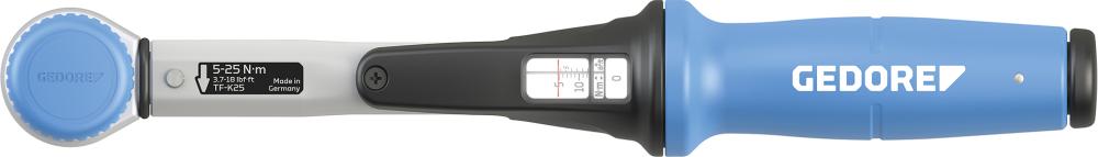 Imagen de LLAVE DINAMOMÉTRICA TORCOFIX TF-K 5-25 NM 1/4" GEDORE