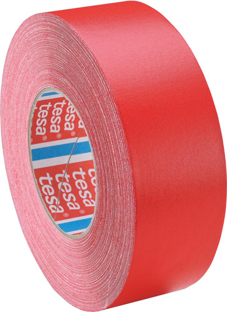 Imagen de CINTA ADHESIVA TELA 4651 PLASTIFICADA 19MMX50M ROJO TESA