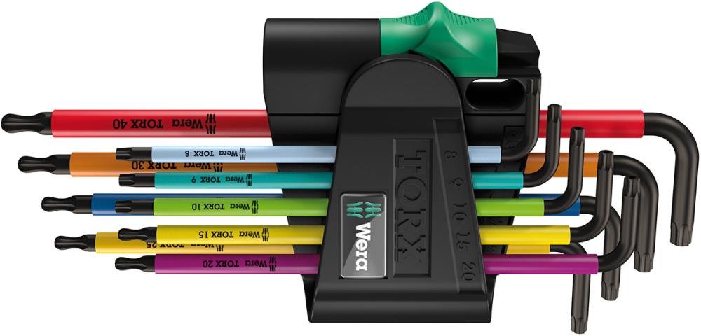 Imagen del producto Juego llaves Allen acodada 9 pzas Multicolor W era