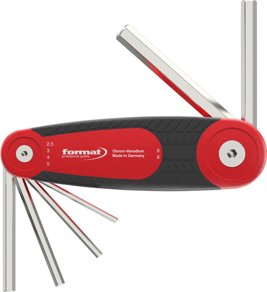 Imagen del producto Soporte plegable manual 6piezas, 2,5-8mm FORMAT