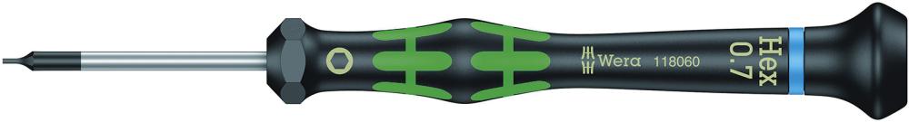Imagen de DESTORNILLADOR DE ELECTRÓNICA HEMBRA HEX 0,7MM WERA
