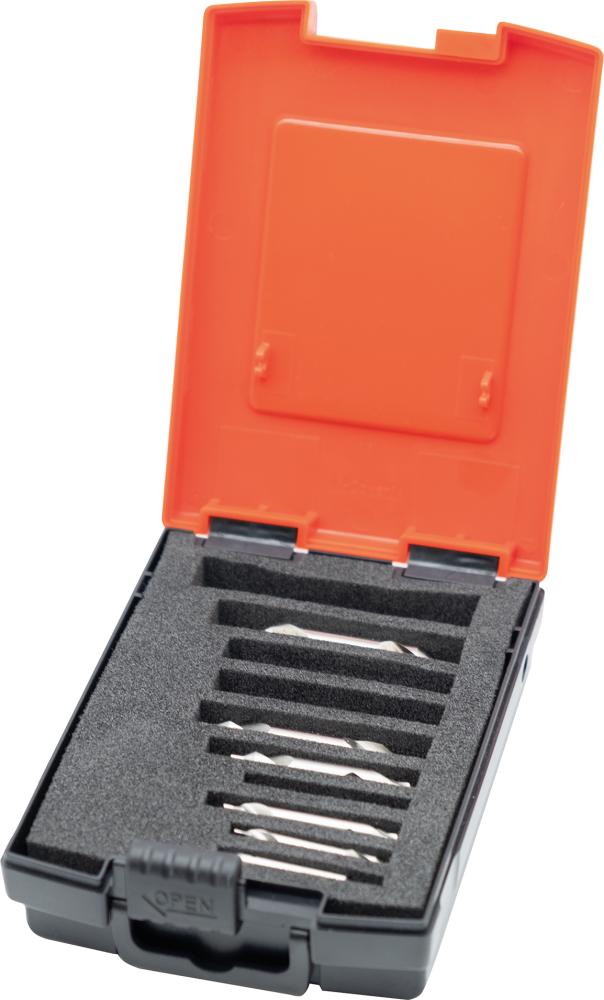 Imagen del producto Jgo. broca centrar DIN333HSSCo5 forma A 1,0-4,0mm 6 piezas FORMAT